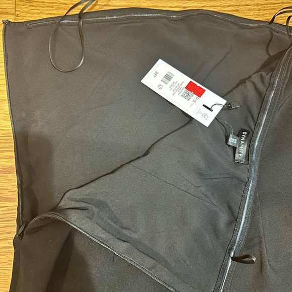 Tube Top Strapless Bare Fitted Jet Black Women’s Small US Dynamite - Picture 7 of 11